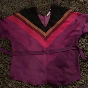 New York & company belted blouse